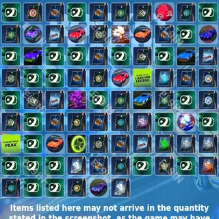 👑 Rocket League Twitch Drops 👑 Rocket League Drop Rush  [Total 86 Items]