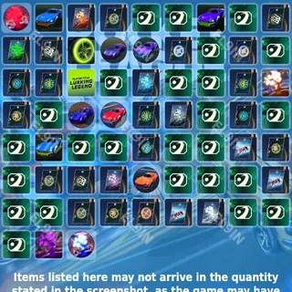 ❤️ Rocket League Twitch Drops 💜 RLCS Boston Major Drops  [Total 66 Items]