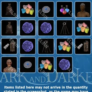 ❤️ Dark and Darker Twitch Drops 🧨 Dungeon Rivals Drops #1 [Total 19 Items]