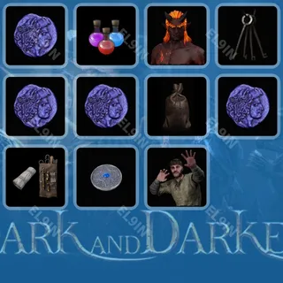 🧙‍♂️ Dark and Darker Twitch Drops 👑 Dungeon Rivals Drops #1 [Total 11 Items]