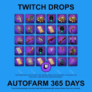 ✪👑【Sea of Thieves】Twitch Drops ✪ Automatic farming 365 days