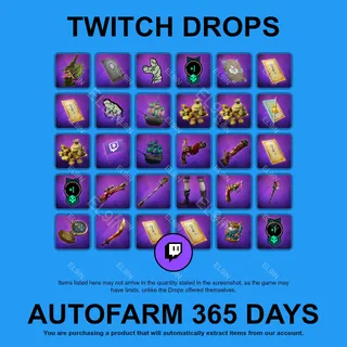 ✪🧨【Sea of Thieves】Twitch Drops ✪ Automatic farming 365 days