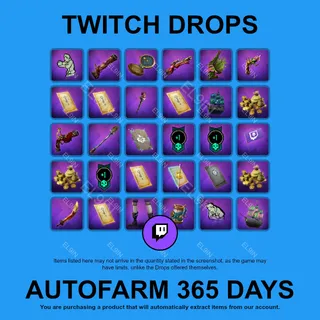 ✪💜【Sea of Thieves】Twitch Drops ✪ Automatic farming 365 days