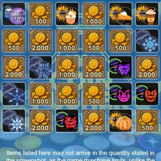 🌐 Coin Pusher Live 👑 Twitch Drops 🧨 Fall Drops [Total 30 Items]