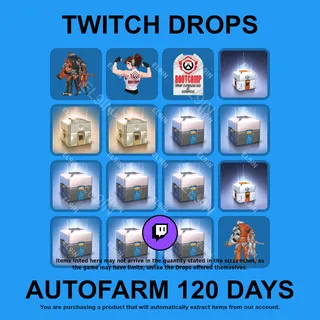 ✪🧙‍♂️【Overwatch 2】Twitch Drops ✪ Automatic farming 120 days