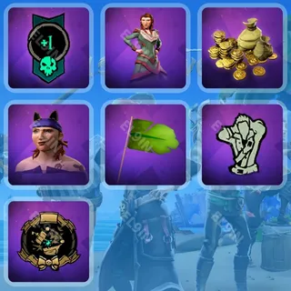 🌐 Sea of Thieves Twitch Drops 💎 Season 20 Drops 2 [Total 7 Items]