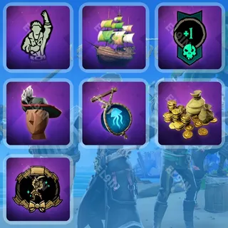 ✅ Sea of Thieves Twitch Drops ❤️ Season 20 Drops 3 [Total 7 Items]