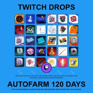 ✪💜【Fortnite】Twitch Drops ✪ Automatic farming 120 days