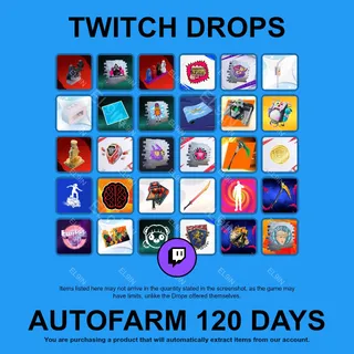 ✪💎【Fortnite】Twitch Drops ✪ Automatic farming 120 days