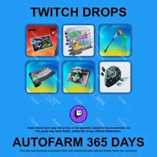 ✪👑【Fortnite】Twitch Drops ✪ Automatic farming 365 days