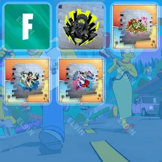 🌌 Fortnite Twitch Drops ❤️ Mongraal Icon Series  YBTO [Total 5 Items]