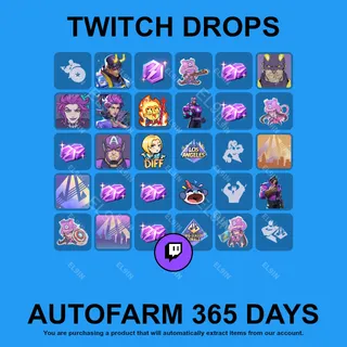 ✪⚡️【Marvel Rivals】Twitch Drops ✪ Automatic farming 365 days