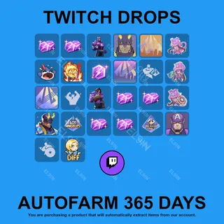 ✪❤️【Marvel Rivals】Twitch Drops ✪ Automatic farming 365 days