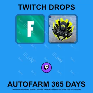 ✪💎【Fortnite】Twitch Drops ✪ Automatic farming 365 days