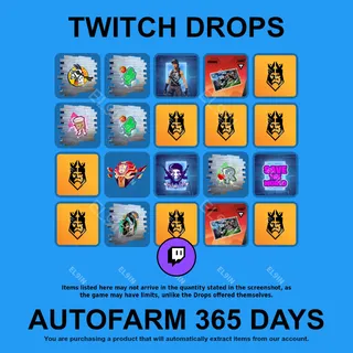 ✪🌌【Fortnite】Twitch Drops ✪ Automatic farming 365 days