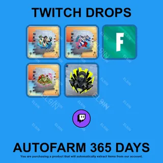 ✪🌐【Fortnite】Twitch Drops ✪ Automatic farming 365 days