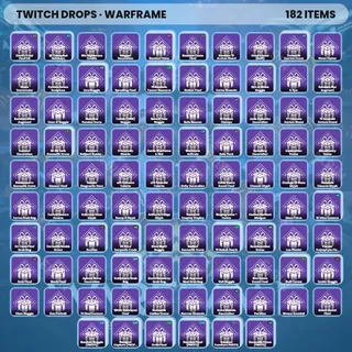 ⚡️ Warframe Twitch Drops 🧨 PMCFQ - gingythekid [Total 182 Items]