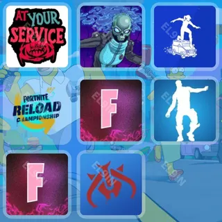 🌌 Fortnite Twitch Drops 💜 Smugglers Gambit BGHV [Total 8 Items]