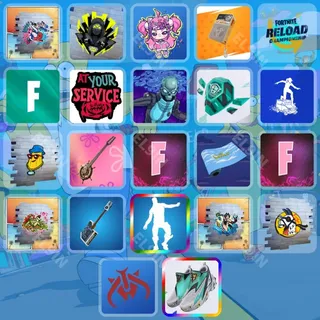 🌌 Fortnite Twitch Drops 👑 Jynxzi Invitational [Total 22 Items]