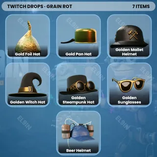 💜 GRAIN ROT Twitch Drops 🌐 October Update Drop [Total 7 Items]