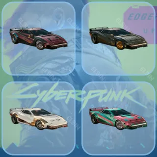 ✅ Cyberpunk 2077 Twitch Drops ✅ Quadra Paintjobs [Total 4 Items]