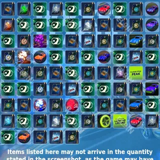 ❤️ Rocket League Twitch Drops 👑 Rocket League Drop Rush  [Total 85 Items]