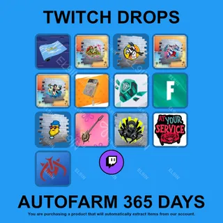 ✪⚡️【Fortnite】Twitch Drops ✪ Automatic farming 365 days