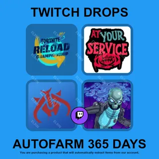 ✪🧨【Fortnite】Twitch Drops ✪ Automatic farming 365 days