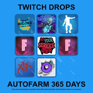 ✪🧙‍♂️【Fortnite】Twitch Drops ✪ Automatic farming 365 days