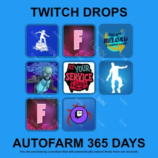✪💜【Fortnite】Twitch Drops ✪ Automatic farming 365 days
