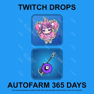 ✪💎【Fortnite】Twitch Drops ✪ Automatic farming 365 days