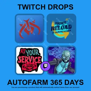 ✪💜【Fortnite】Twitch Drops ✪ Automatic farming 365 days