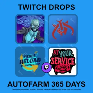 ✪💜【Fortnite】Twitch Drops ✪ Automatic farming 365 days
