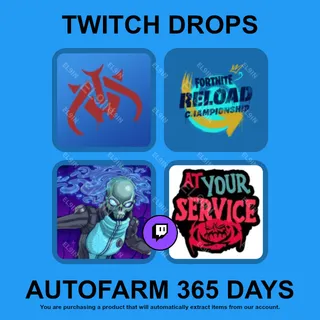 ✪👑【Fortnite】Twitch Drops ✪ Automatic farming 365 days
