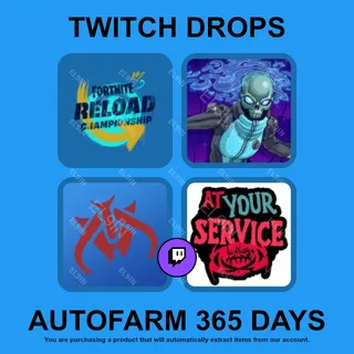 ✪🧙‍♂️【Fortnite】Twitch Drops ✪ Automatic farming 365 days