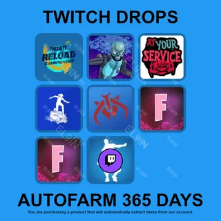 ✪❤️【Fortnite】Twitch Drops ✪ Automatic farming 365 days