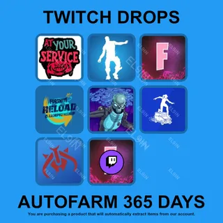 ✪💎【Fortnite】Twitch Drops ✪ Automatic farming 365 days