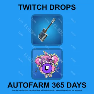 ✪⚡️【Fortnite】Twitch Drops ✪ Automatic farming 365 days