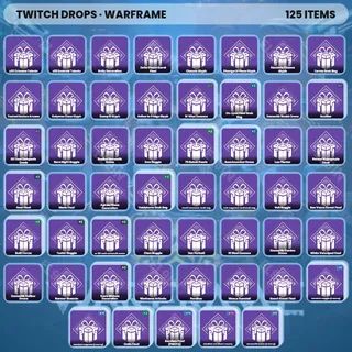 ⚡️ Warframe Twitch Drops 💜 PMCFQ - gingythekid [Total 125 Items]