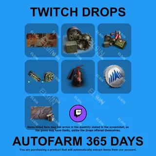 ✪✅【World of Tanks】Twitch Drops ✪ Automatic farming 365 days