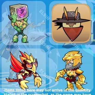 💎 Brawlhalla Twitch Drops 👑 Luck of the Brawl [Total 4 Items]