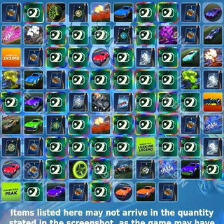💜 Rocket League Twitch Drops 🧨 RLCS 2v2 [Total 88 Items]