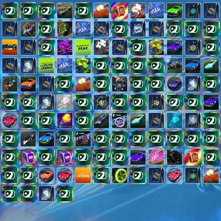 🧨 Rocket League Twitch Drops 🌌 RL Worlds Drop Rush [Total 124 Items]