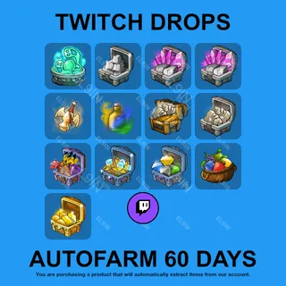 ✪👑【Shakes and Fidget】Twitch Drops ✪ Automatic farming 60 days