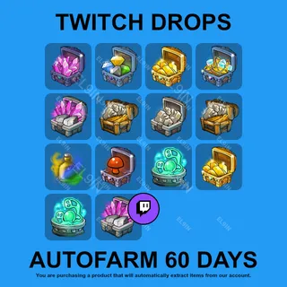 ✪💜【Shakes and Fidget】Twitch Drops ✪ Automatic farming 60 days