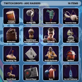 ❤️ ARC Raiders Twitch Drops ⚡️ Frozen Trail [Total 16 Items]