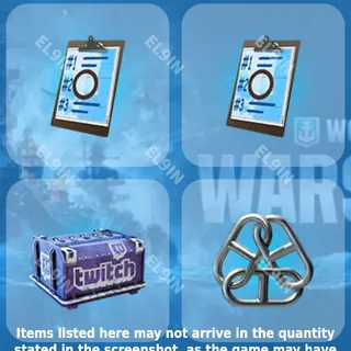 ⚡️ World of Warships Twitch Drops 💎 Update 15.3 Drop: Week 5 [Total 4 Items]
