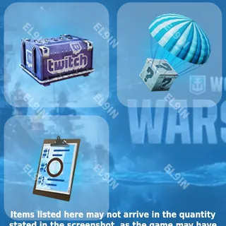 ⚡️ World of Warships Twitch Drops 💎 Update 15.5 Drop: Week 1 [Total 3 Items]