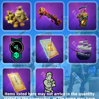 🌌 Sea of Thieves Twitch Drops 🌌 Season 18 Act 3 Drops PCTQ [Total 8 Items]