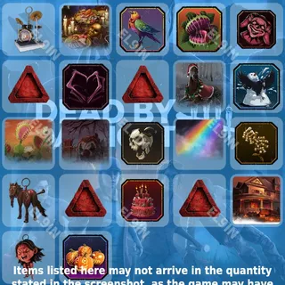 👑 Dead by Daylight 🌌 Twitch Drops ❤️ DbD: Bone Chill 2025 [Total 22 Items]